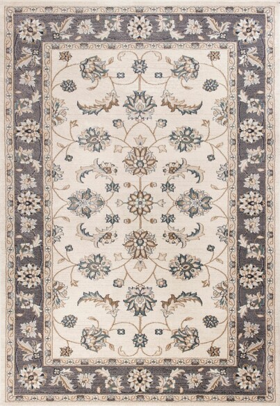 KAS Avalon Ivory and Grey Mahal 5612